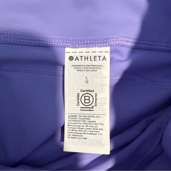 ATHLETA Brand New Ultimate Stash 7/8 Tight Leggings Madeira Purple Pockets - Picture 13 of 13